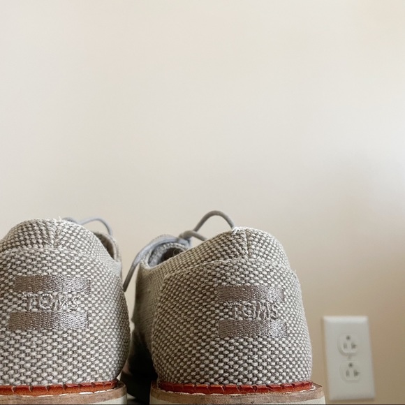 Toms Brogue Desert Taupe Farren Oxfords - Picture 6 of 10